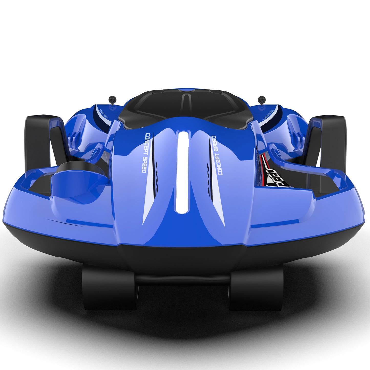 Electric Kids Ride on Toys Car, 200W Hub Motor & 24V Battery, Tail Color Spray, Up to 7MPH, Blue