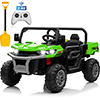 Joyracer 24V Ride on Toys with Remote Control, 4WD 2 Seater Powered Ride on Tractor w/ Trailer, Outdoor 4-Wheeler UTV Toys for Kids--xiaotu