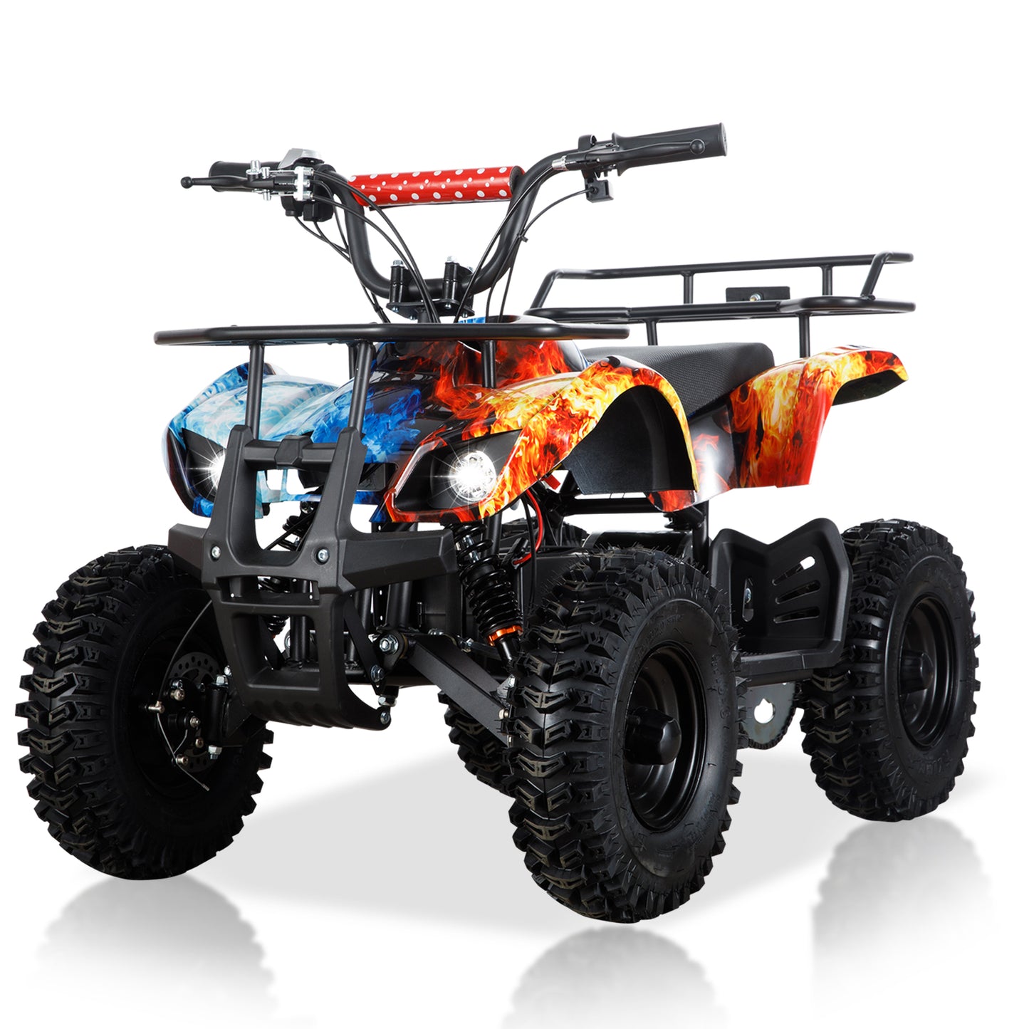 JOYRACER 36V Electric ATV Dirt Quad Electric Four-Wheeled ATV with 500W Brushless Powerful Motor Off-Road Vehicle Electric Kids ATV Ride on ATV for Big Boys Girls Ages 6+, Icefire