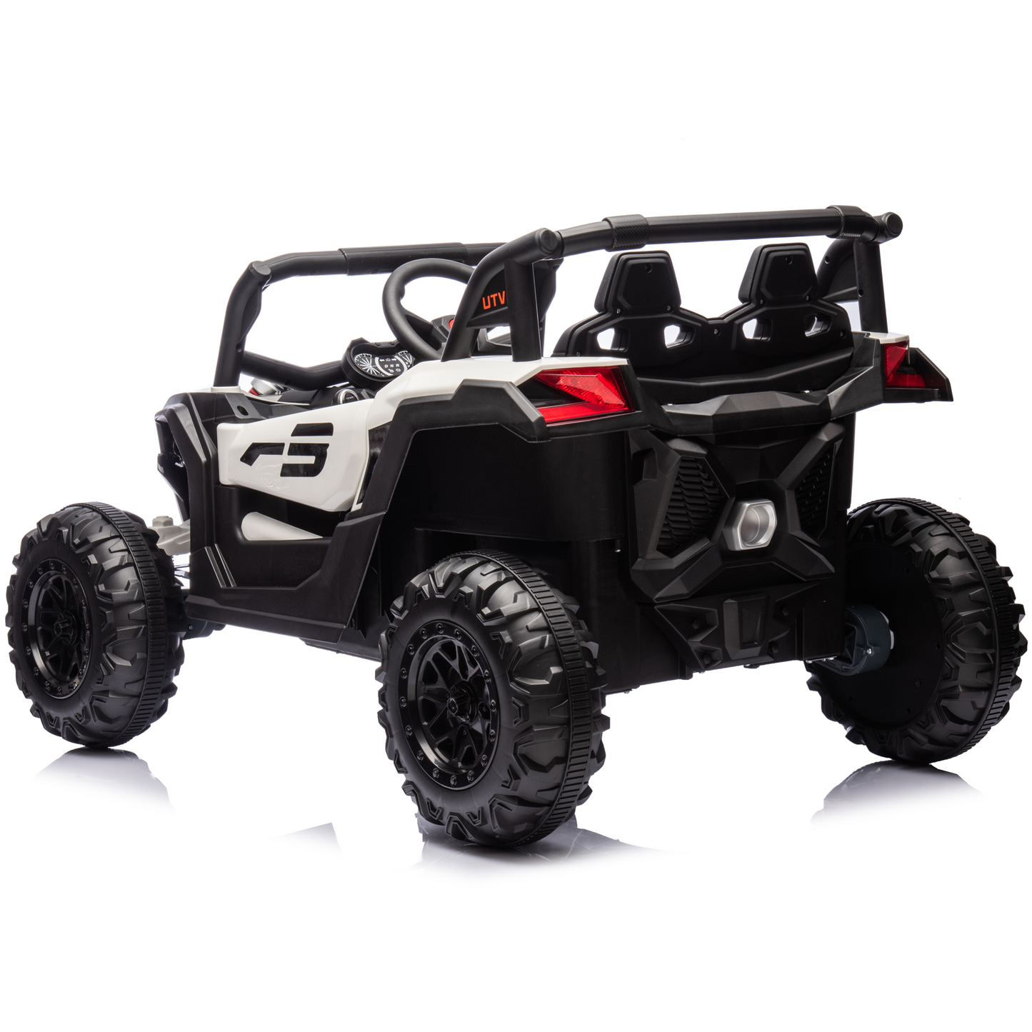 Joyracer 24V Ride on Car w/ Remote Control, 4WD Powered Electric Off-Road UTV with 4*200W Motors