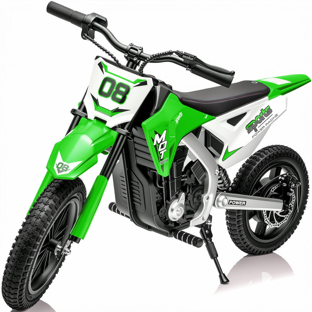 Joyracer 24V Electric Dirt Bike for Kids, 250W Powered Motorcycle,Ride on Toys with 3 Speed Modes, Twist Grip Throttle, Rear Disc Brakes, 15" Pneumatic Tire,619