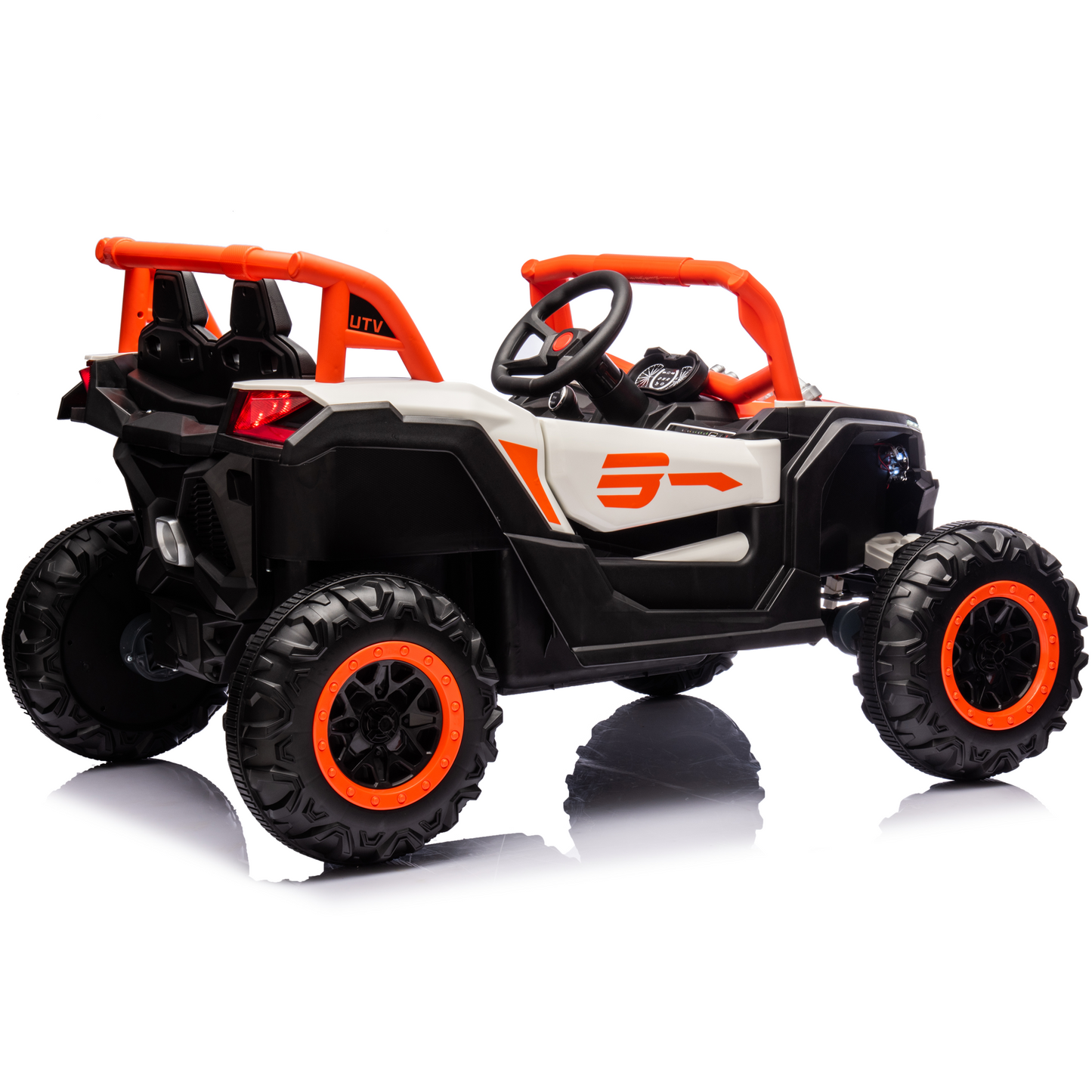 24V Ride on Toys w/ Remote Control, Orange2