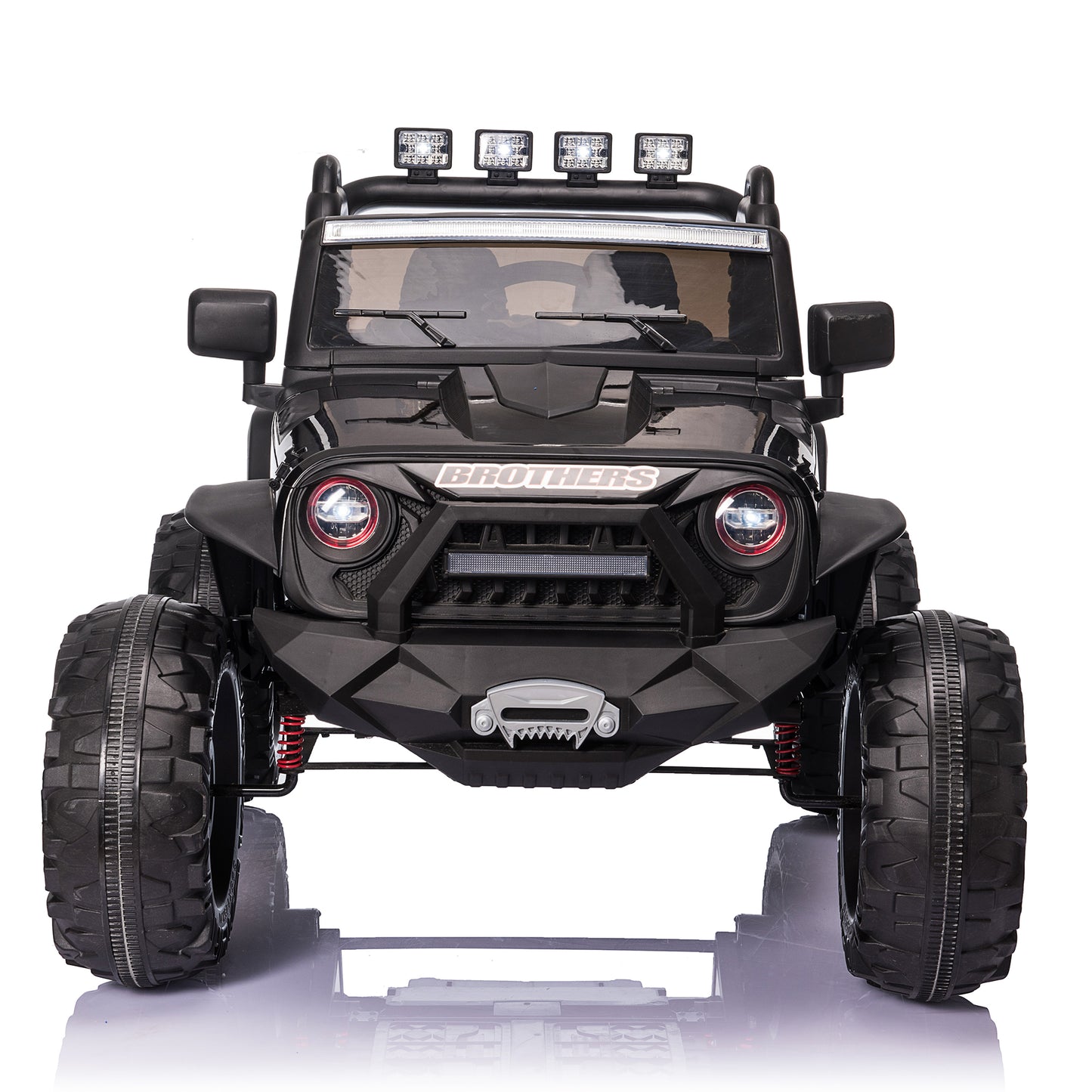 24V Electric Truck Powered Ride-On with Remote Control, Black-- JC555