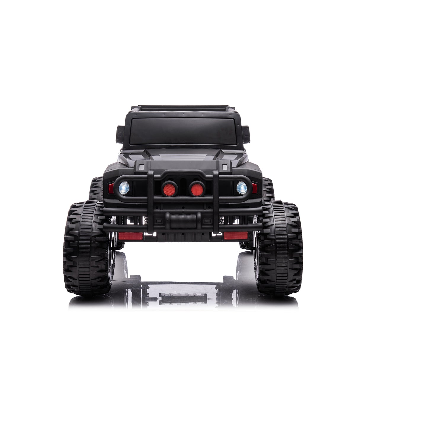 24V Kids Ride On Truck Car with Parents Remote Control, 2x200W Engine, 9AH Battery Electric Powered Ride On Toys w/ Spring Suspension, 3 Speeds, USB/MP3 Music, Story for Girls Boys, Black