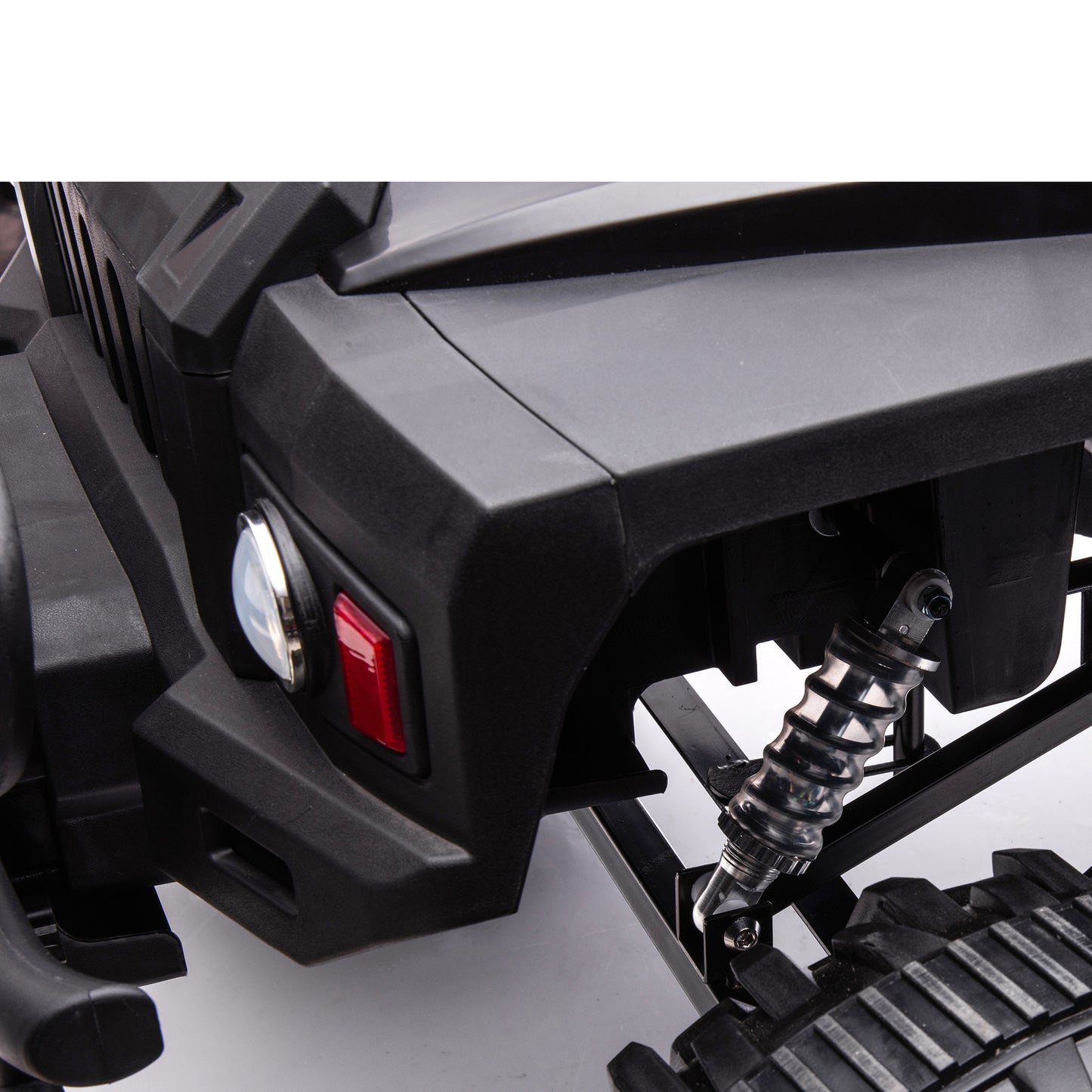 24V Kids Ride On Truck Car with Parents Remote Control, 2x200W Engine, 9AH Battery Electric Powered Ride On Toys w/ Spring Suspension, 3 Speeds, USB/MP3 Music, Story for Girls Boys, Black