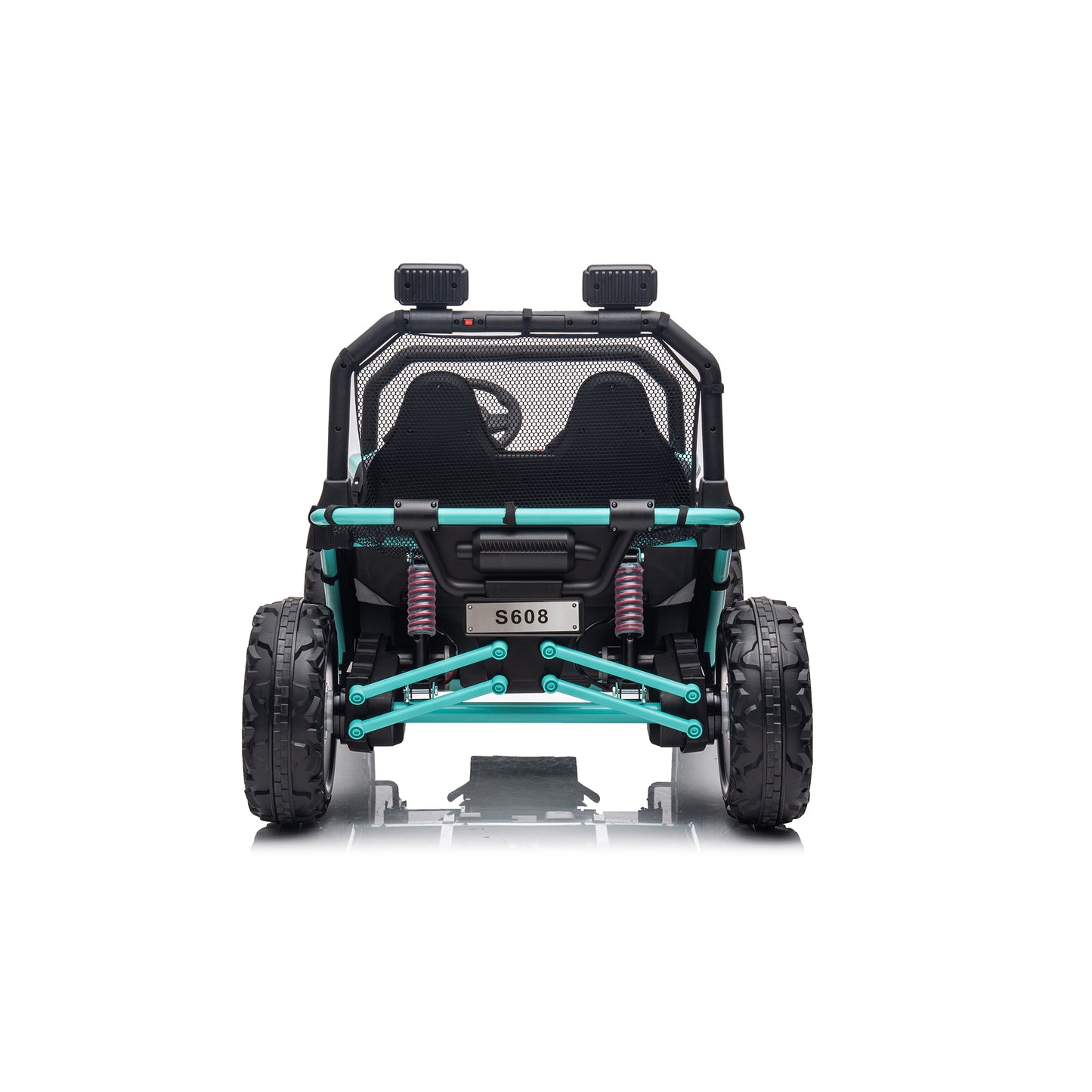 24V 4WD Kids Ride On UTV Car with Remote Control, 2 Seater Electric Off-Road UTV Toy w/ 4x80W Motors, 10AH Large Battery Powered, 3 Speed, Bluetooth, Radio, LED Light, Green