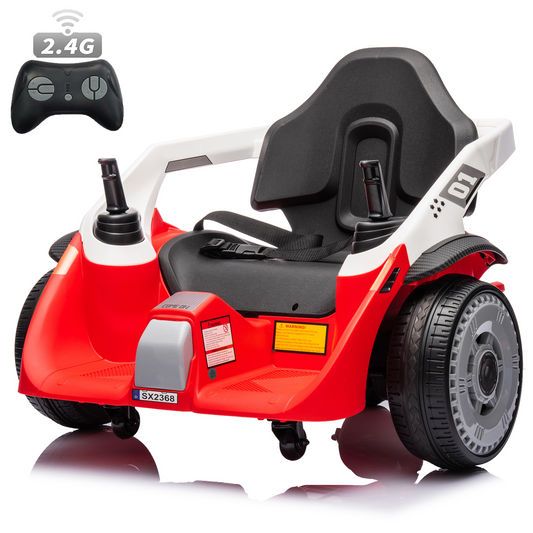 Joyracer 24V Bumper Car for Kids with Remote Control, 3 Speeds, 24 Volt Ride on Toys Electric Car with Volume Adjustable, Music, Bluetooth, MP3, Horn