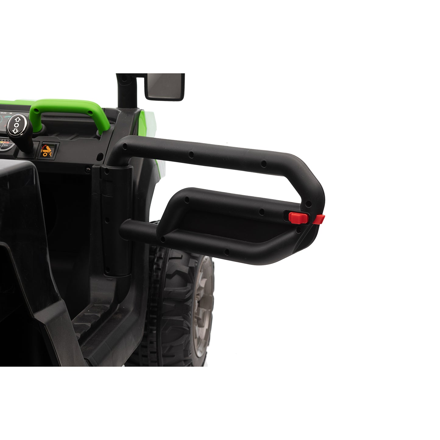 24V Kids Ride on Dump Tractor with Remote Control, 2 Seater Ride On Truck Car w/ 4x75W Motor, Electric Powered 6 Wheels w/ Tipping Bucket Trailer, Shovel, Spring Suspension, Bluetooth Music, Green