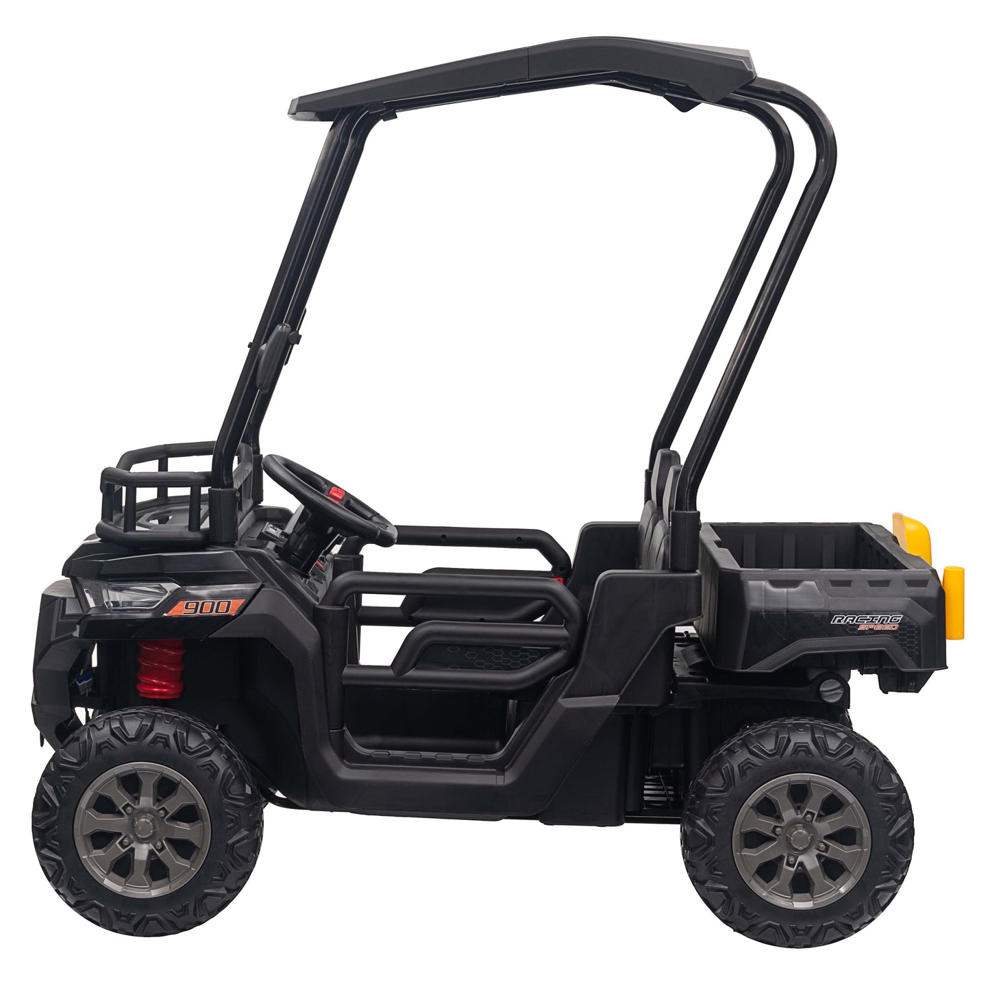 24 Volt Ride on Toys UTV with 2 Seater & Remote Control, Black2