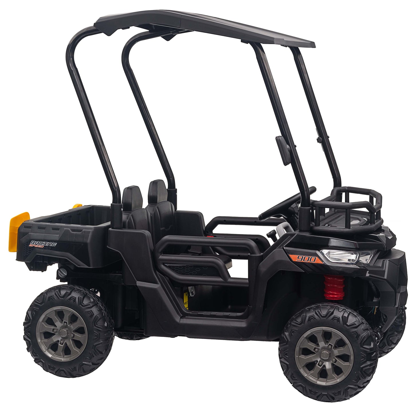 24V Powered Ride on Dump Truck with Remote Control, Electric Ride onToy w/ 2 Seater