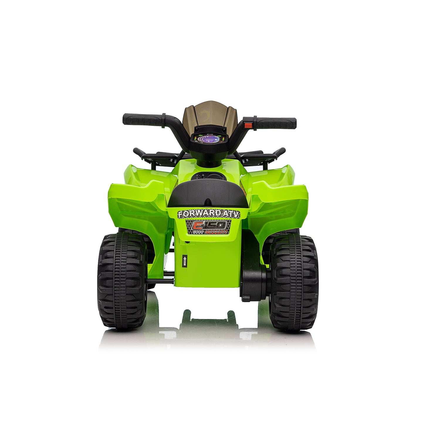 6V Kids Ride On ATV 4-Wheeler Quad Toy with Spring Suspension, 4.5AH Battery Powered Electric Car w/ MP3 Music, USB, Horn for Boys Girls, Green