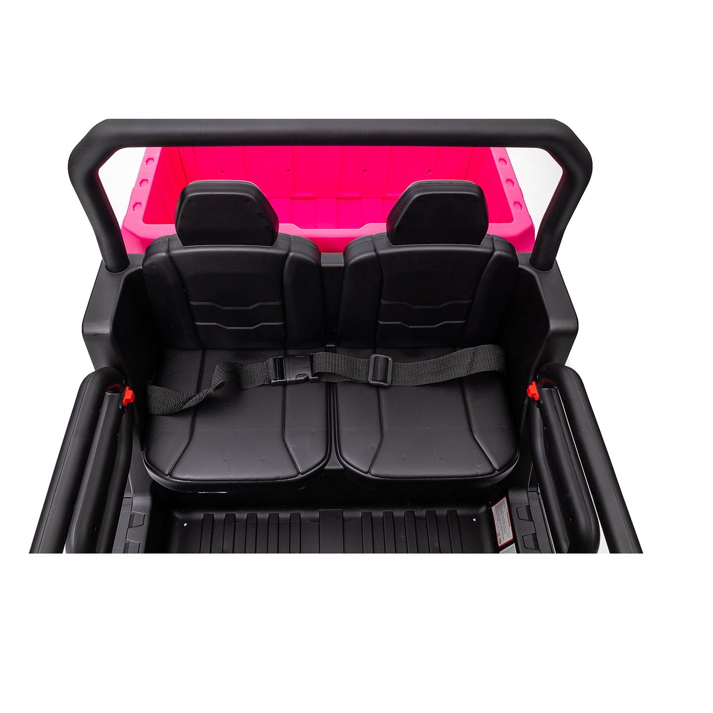 24V Ride on Toys with Remote Control, Kids Ride on Truck 2 Seater, Electric Ride on Tractor with Trailer