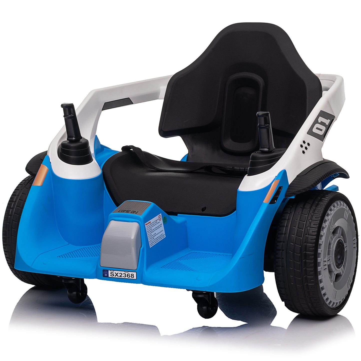 Joyracer 24V Bumper Car for Kids with Remote Control, 3 Speeds, 24 Volt Ride on Toys Electric Car with Volume Adjustable, Music, Bluetooth, MP3, Horn