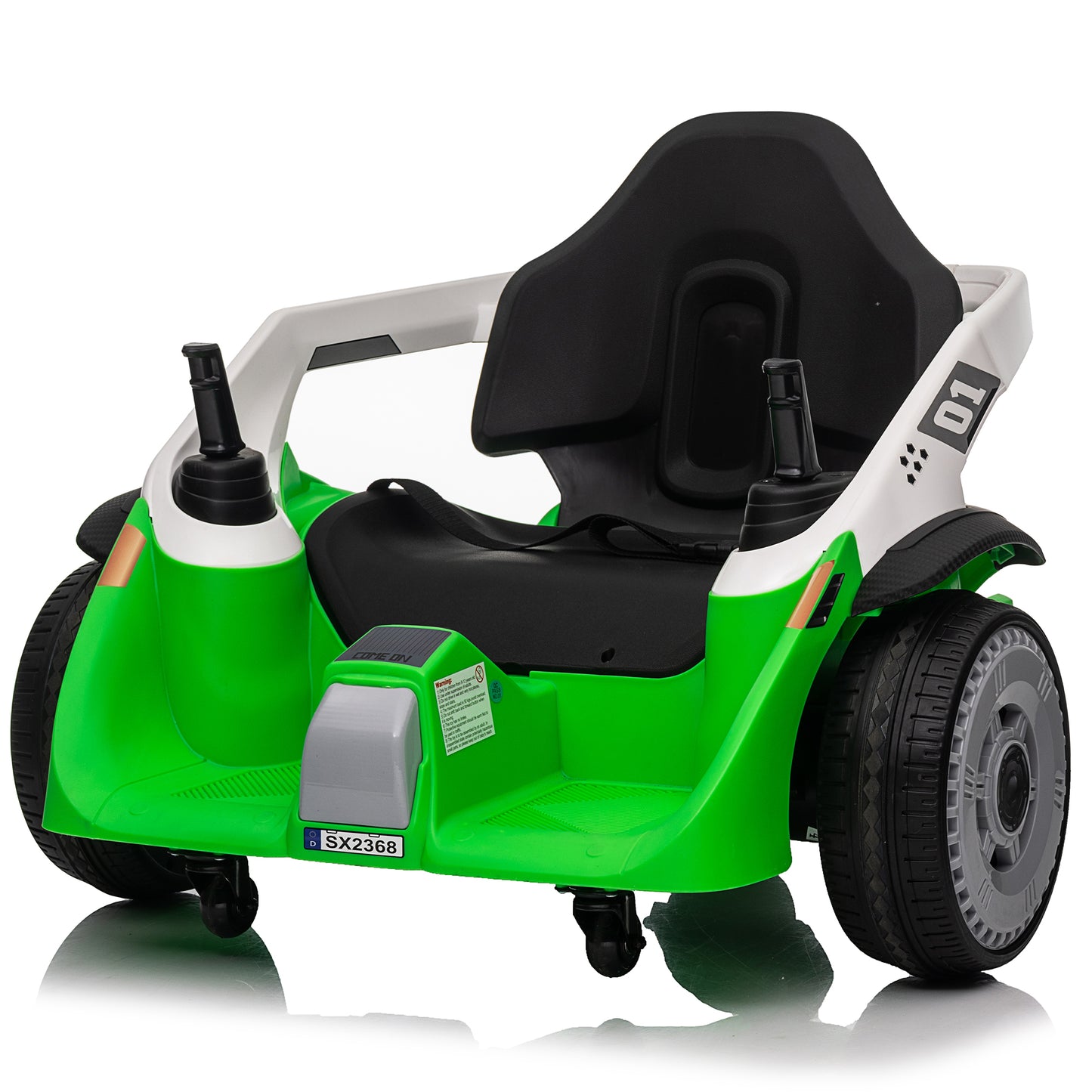 Joyracer 12V Bumper Car for Kids with Remote Control, 3 Speeds, 12V Ride on Toys with Volume Adjustable, Bluetooth Music, 1.86MPH Max
