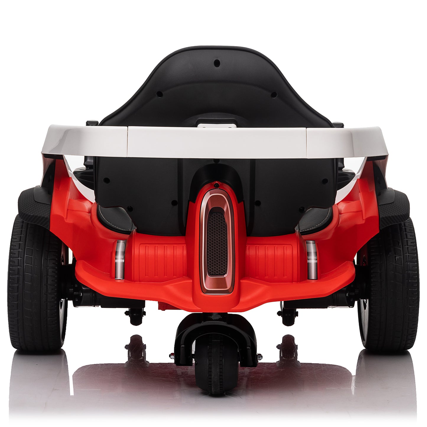 Joyracer 24V Ride on Toy with Remote Control, 2*100W 7AH Battery Powered Ride on Mecha Car for Big Kids Ages 3-10, 3 Speeds, 360°Spin, High/Low Speed, EVA Rubber Tires, Horn/Bluetooth/Music/MP3,Red, Pink, Blue, Green
