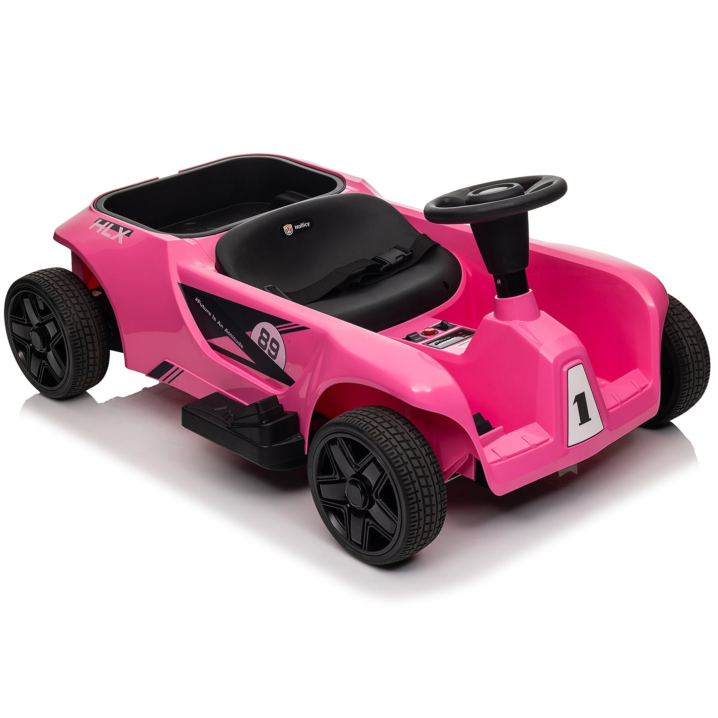 24 Volt Ride on Parent-Child Car, 2 Seater Kids Ride on Toys w/ Remote Control, Blue,Yellow,Red,Pink,Green-2388
