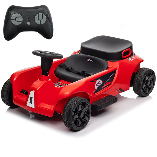 Kids 2 Seater 24V Ride on Toys with Remote Control, 2x200W Parent-Child Car, 10AH Battery Powered Ride on Drift Car, 3-Speed Family Car w/ EVA Wheels, Bluetooth Music, Horn, MP3, Age 2+, Red