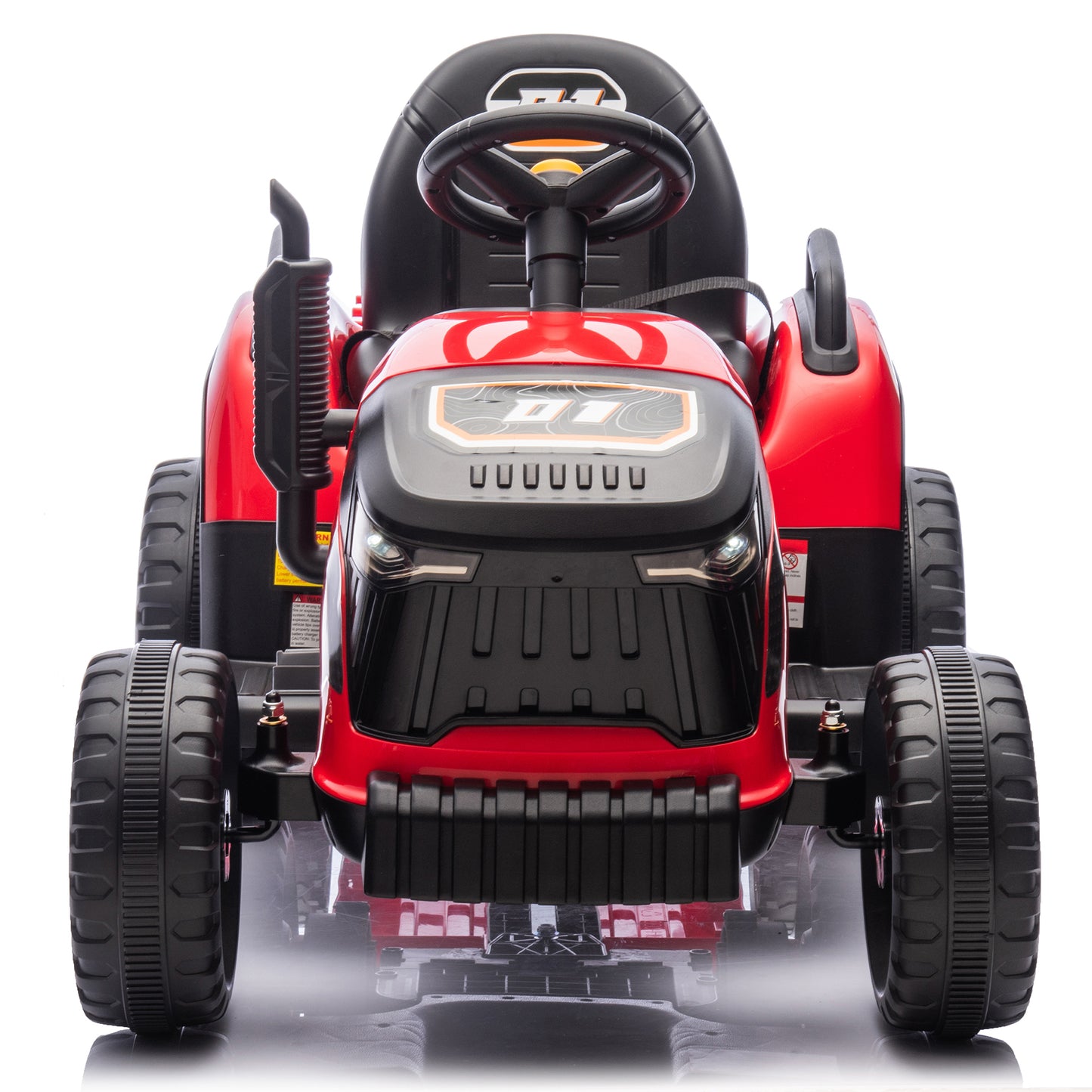 Joyracer 24V Kids Ride on Truck Car w/ Parent Remote Control, Power Car Wheels Toy for Toddlers w/3 Speeds, Music, Red