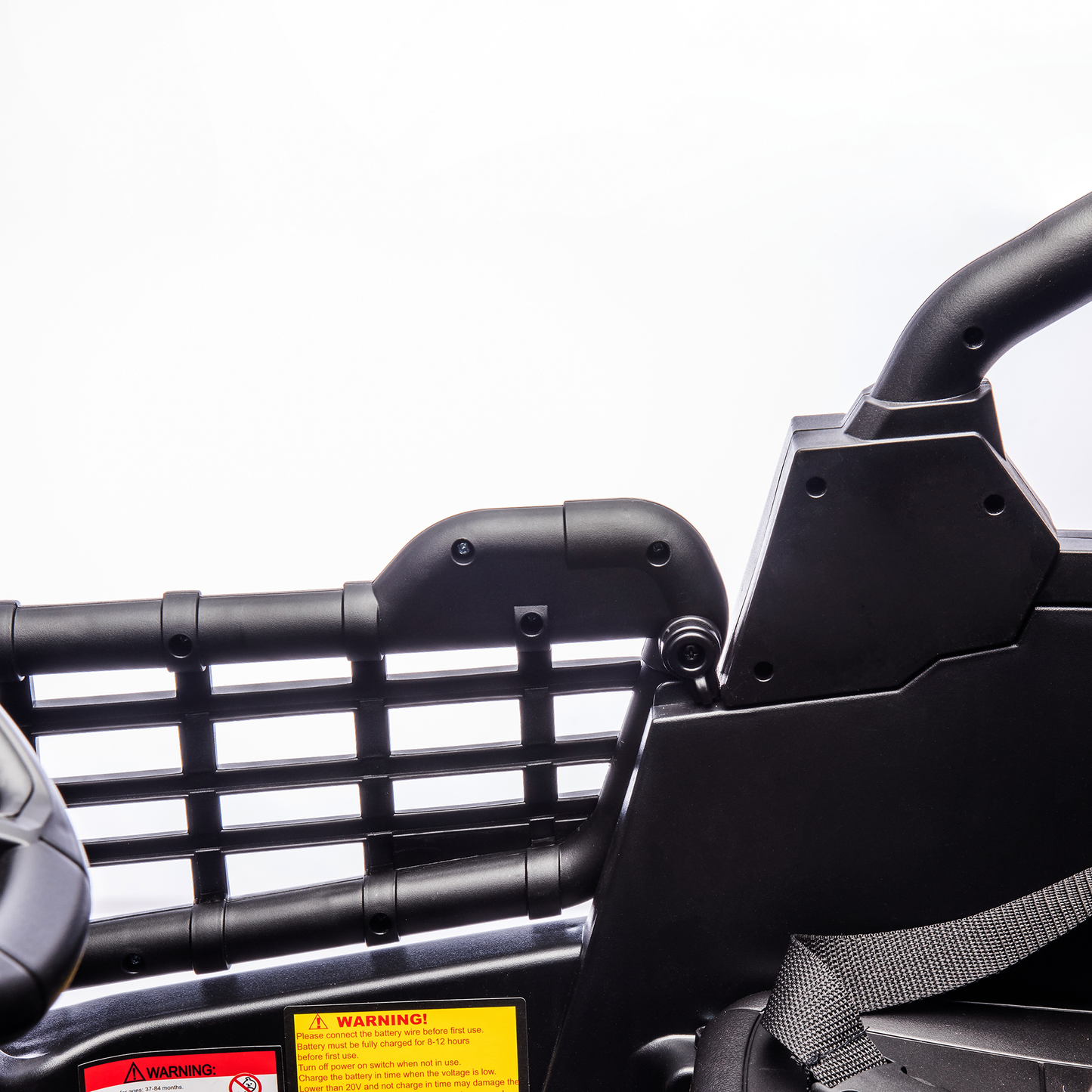 Joyracer 4WD 24 V Ride on Toys UTV with 2 XL Seaters, 4*200W Motor Kid Electric Power Rides with Remote Control, LED Lights, Spring Suspension, 3 Speeds, Bluetooth Music