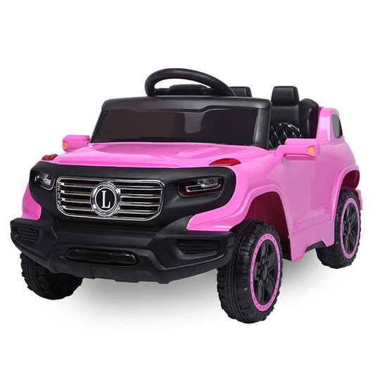 LEADZM LZ-910 Electric Car Single drive Children Car with 35W*1 6V7AH*1 Battery Pre-Programmed Music and Remote control Pink