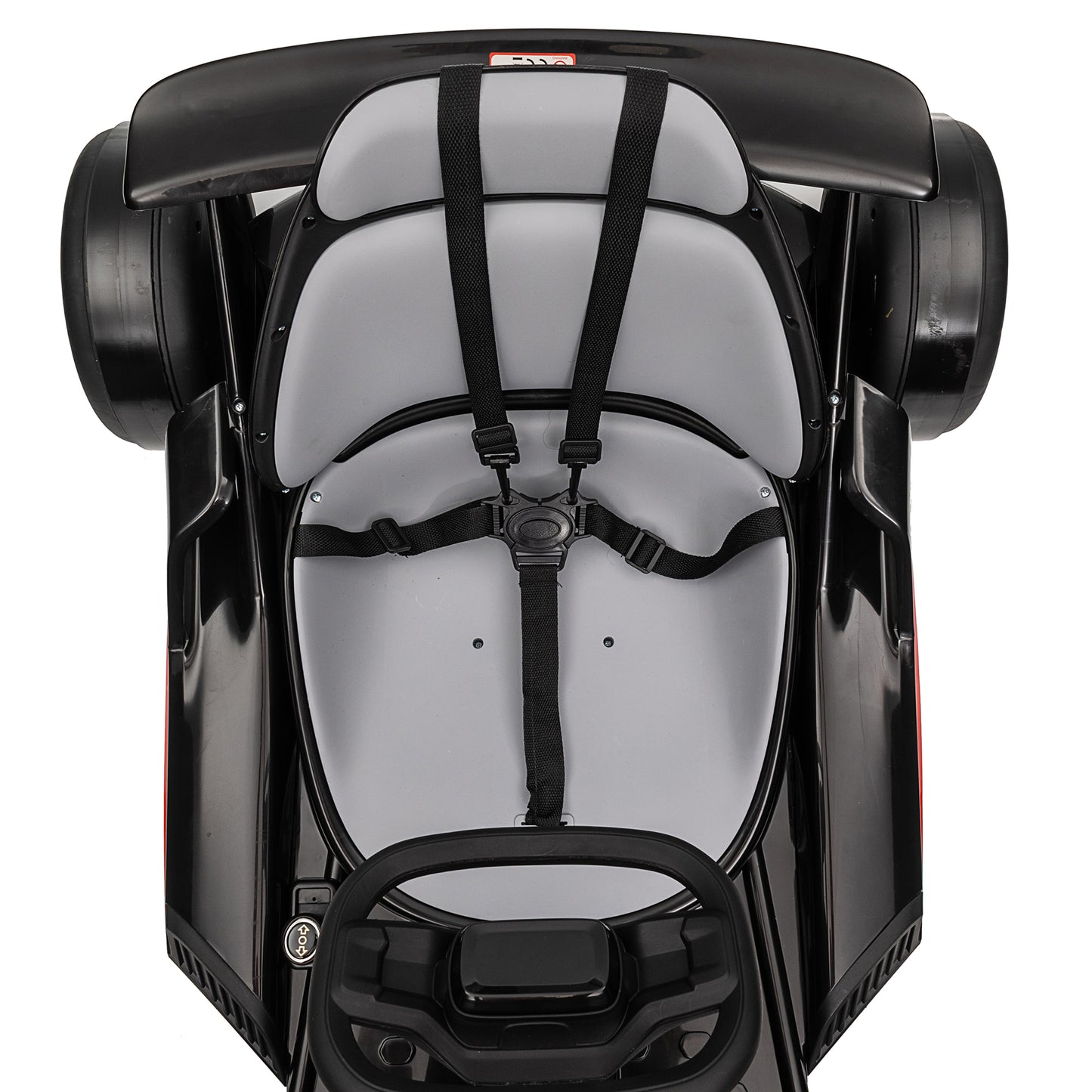 Joyracer 24V Go Kart for Kids, 7A Battery Powered Ride on Car for Teens Ages 6+, Outdoor Ride on Toys, High-Low Speed 5-9MPH, Accelerator/Brake Pedal, 360°Drifting, Wear-Resistant Wheels, Black