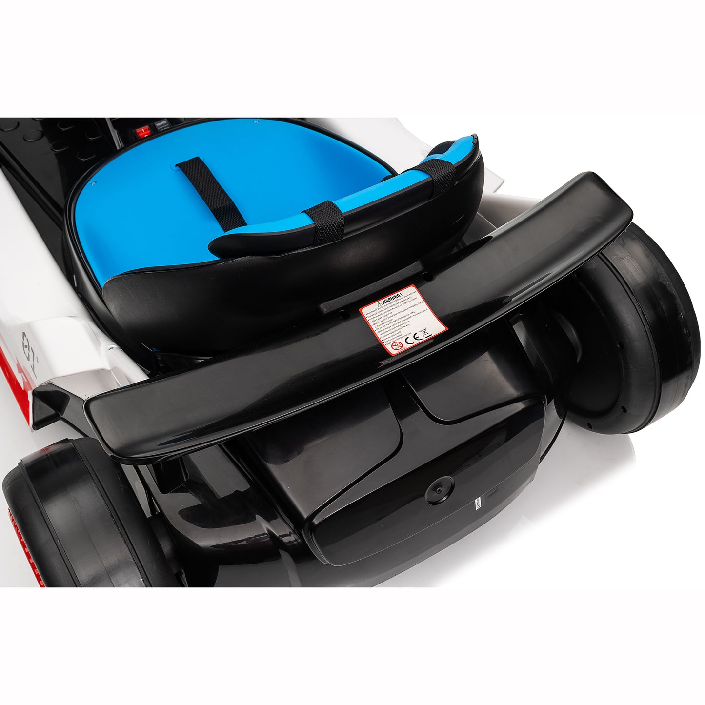 Joyracer 24V Go Kart for Kids, 7A Battery Powered Ride on Car for Teens Ages 6+, Outdoor Ride on Toys, High-Low Speed 5-9MPH, Accelerator/Brake Pedal, 360°Drifting, Wear-Resistant Wheels, Blue
