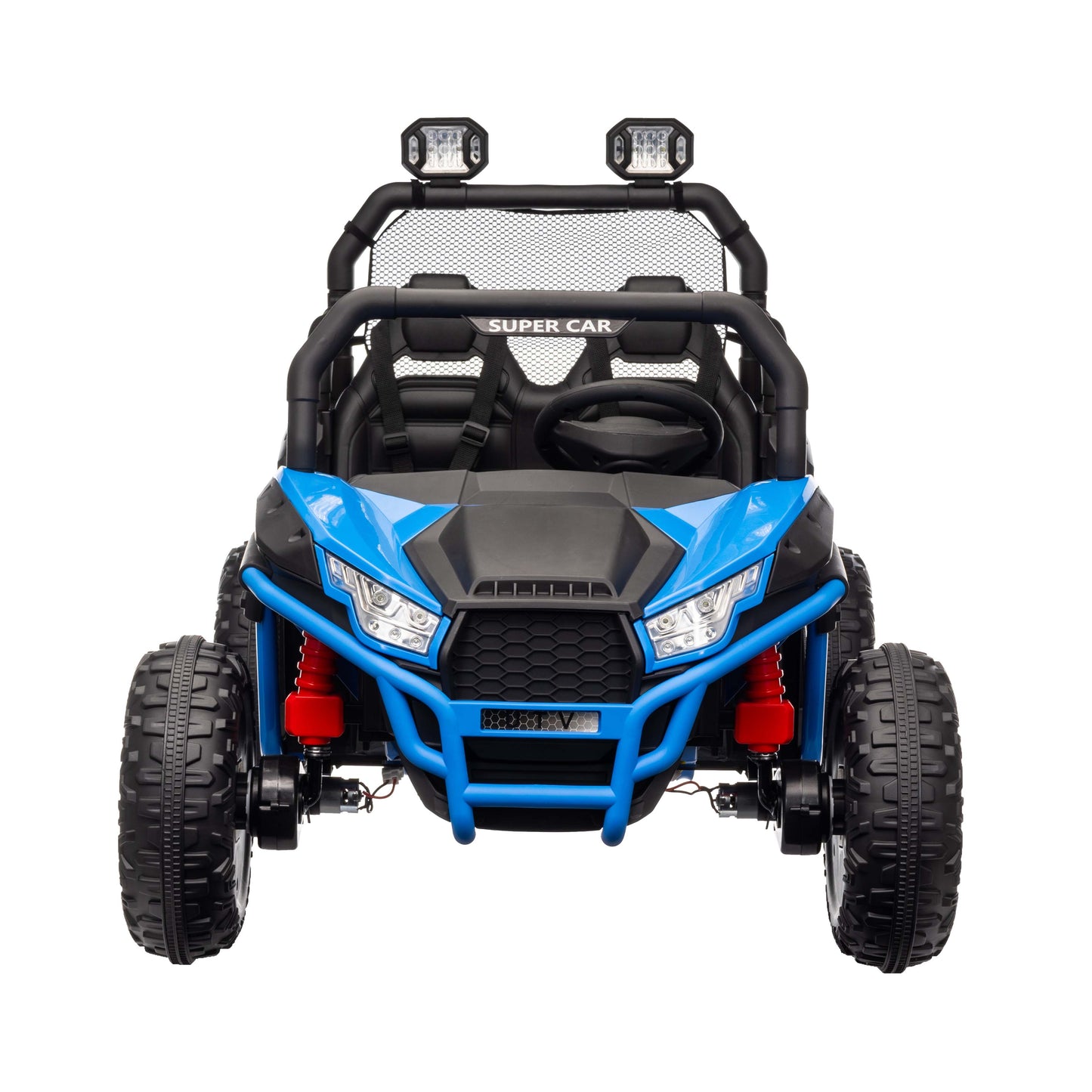 Joyracer 24V Kids Ride on Car, 2 Seater Powered off-Road, 4WD Electric Vehicles with Remote Control, Maximum 5mph, Spring Suspension UTV for 3-8 Boys Girls