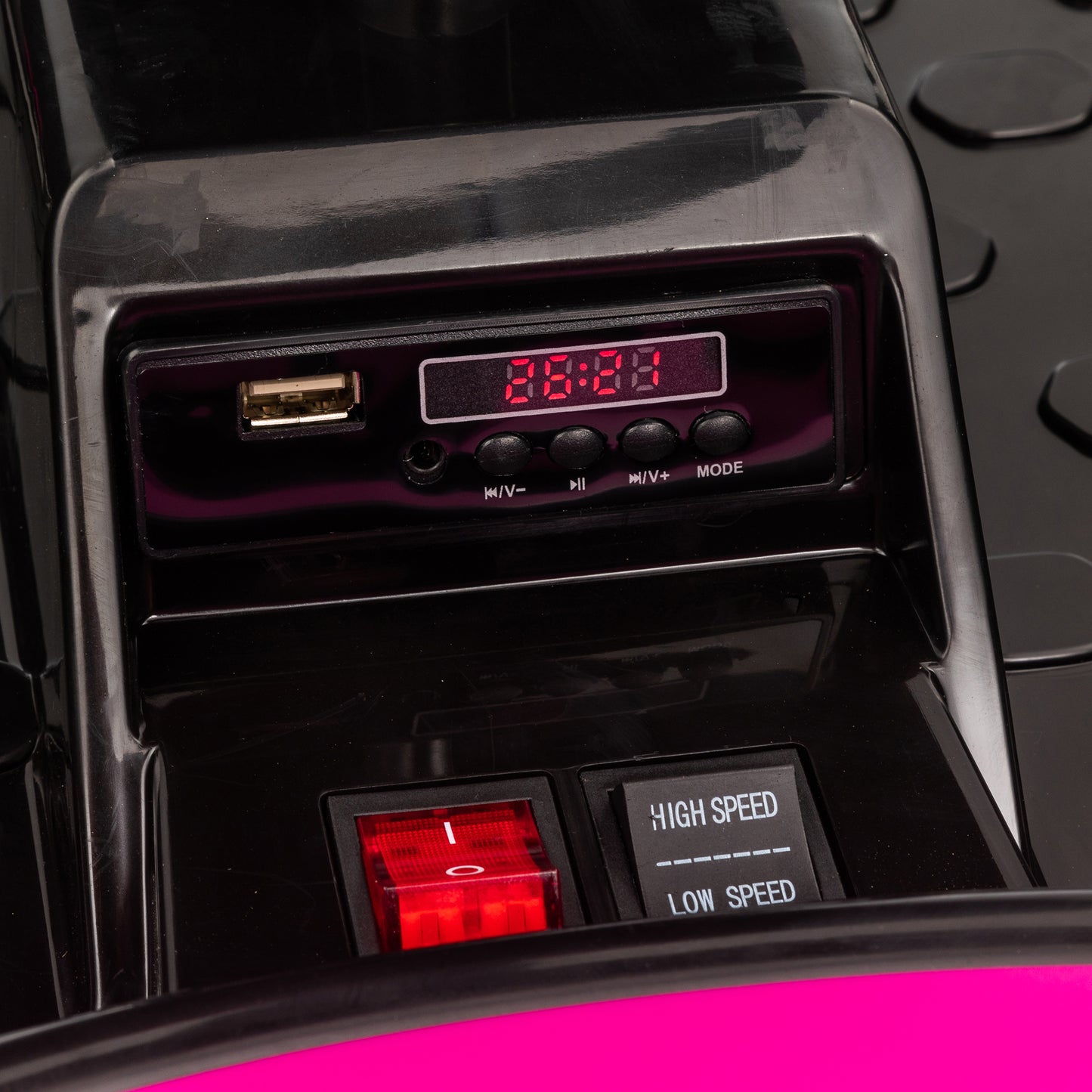 Kids 24V Drifting Go Kart, 4 Wheel Ride on Car w/ 300W Powerful Motors, Ages 6+, up to 9mph, Pink