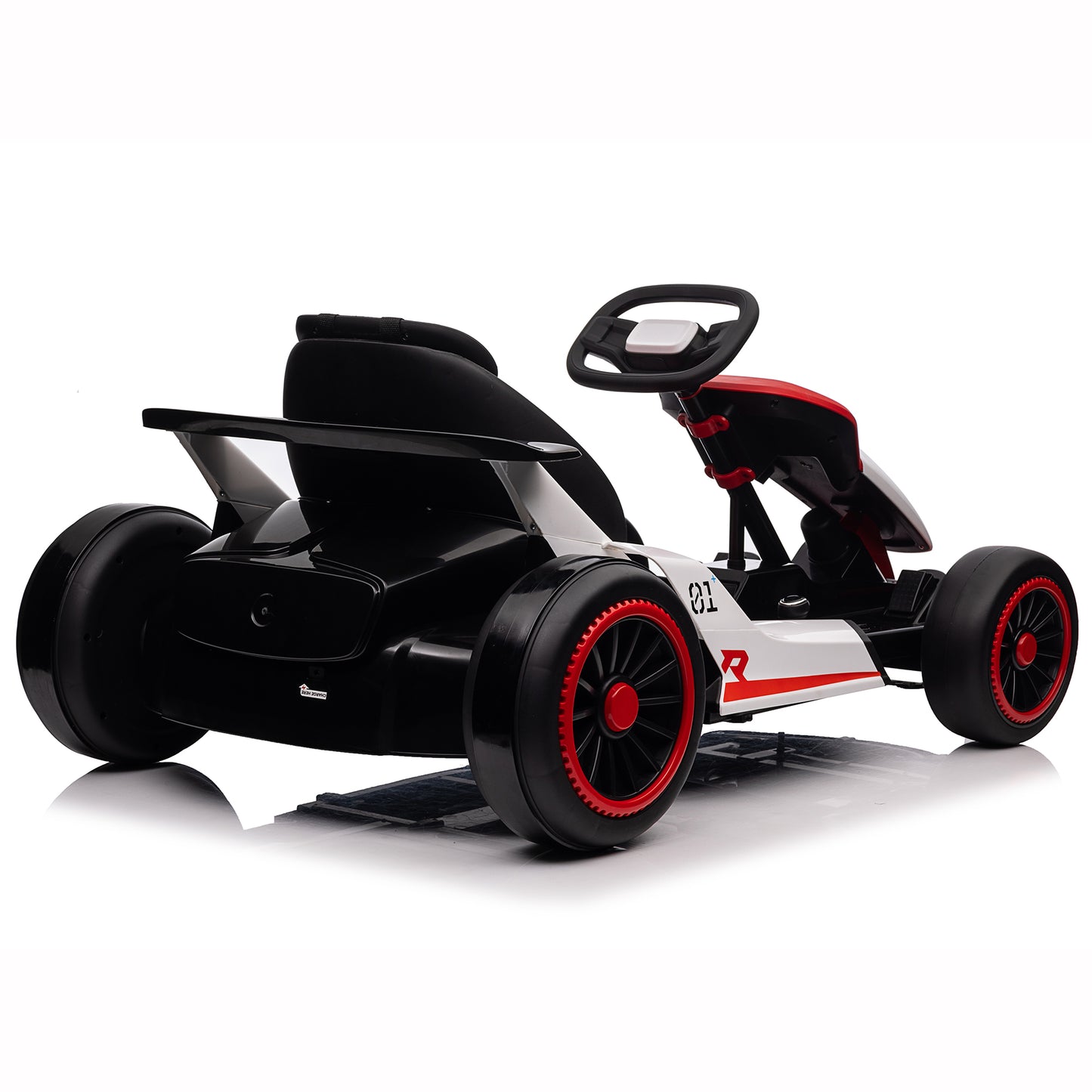 Kids 24V Drifting Go Kart, 4 Wheel Ride on Car w/ 300W Powerful Motors, Ages 6+, up to 9mph, Red