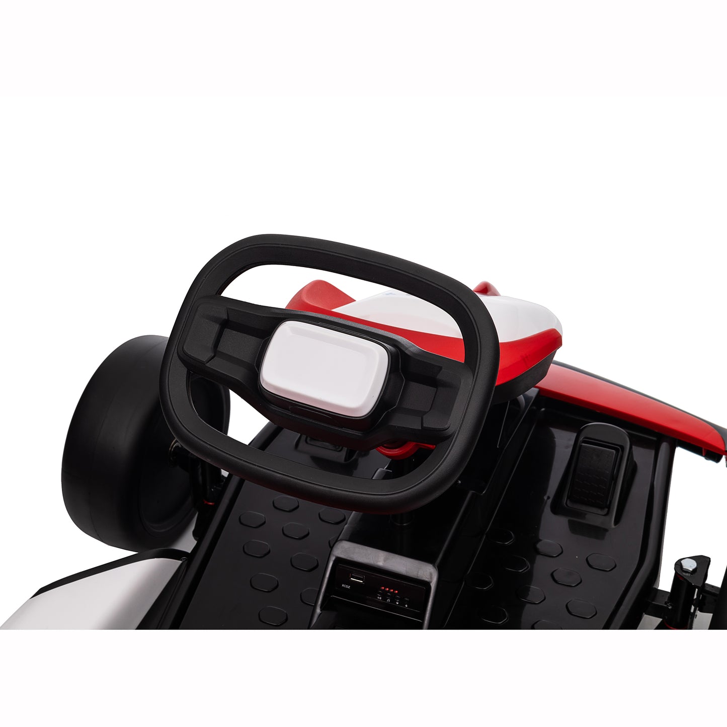 Kids 24V Drifting Go Kart, 4 Wheel Ride on Car w/ 300W Powerful Motors, Ages 6+, up to 9mph, Red