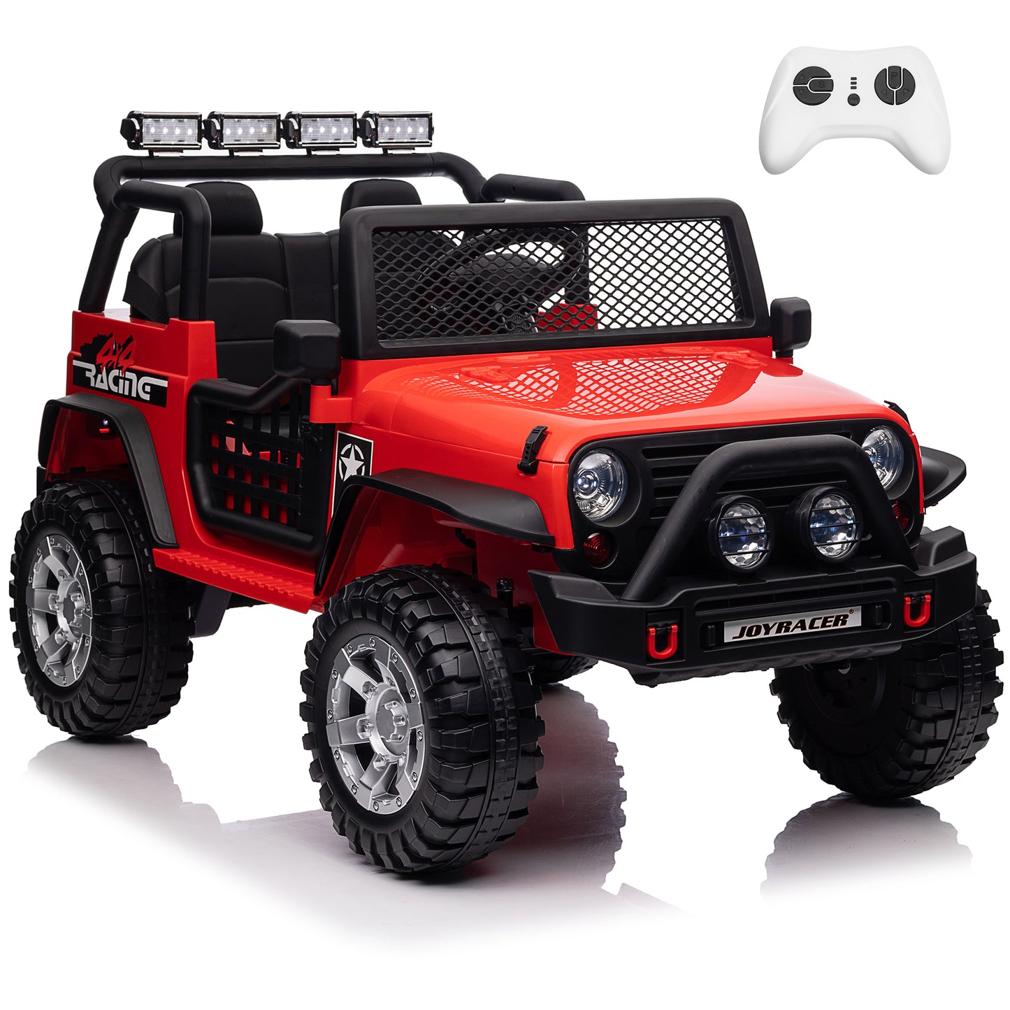 24V 2 Seater Kids Ride On Truck Car with Remote Control, 9Ah Battery Powered Electric Ride on Toys w/ 2*200W Motor, Bluetooth MP3 Music, 4 Wheels Suspension, 3 Speeds, Army Green,black,red,rose pink,pink-618