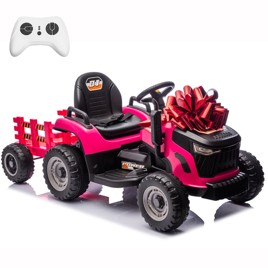 Joyracer 24V Kids Ride on Truck Car w/ Parent Remote Control, Powered 4-Wheeler Toy for Toddlers w/3 Speeds, Music