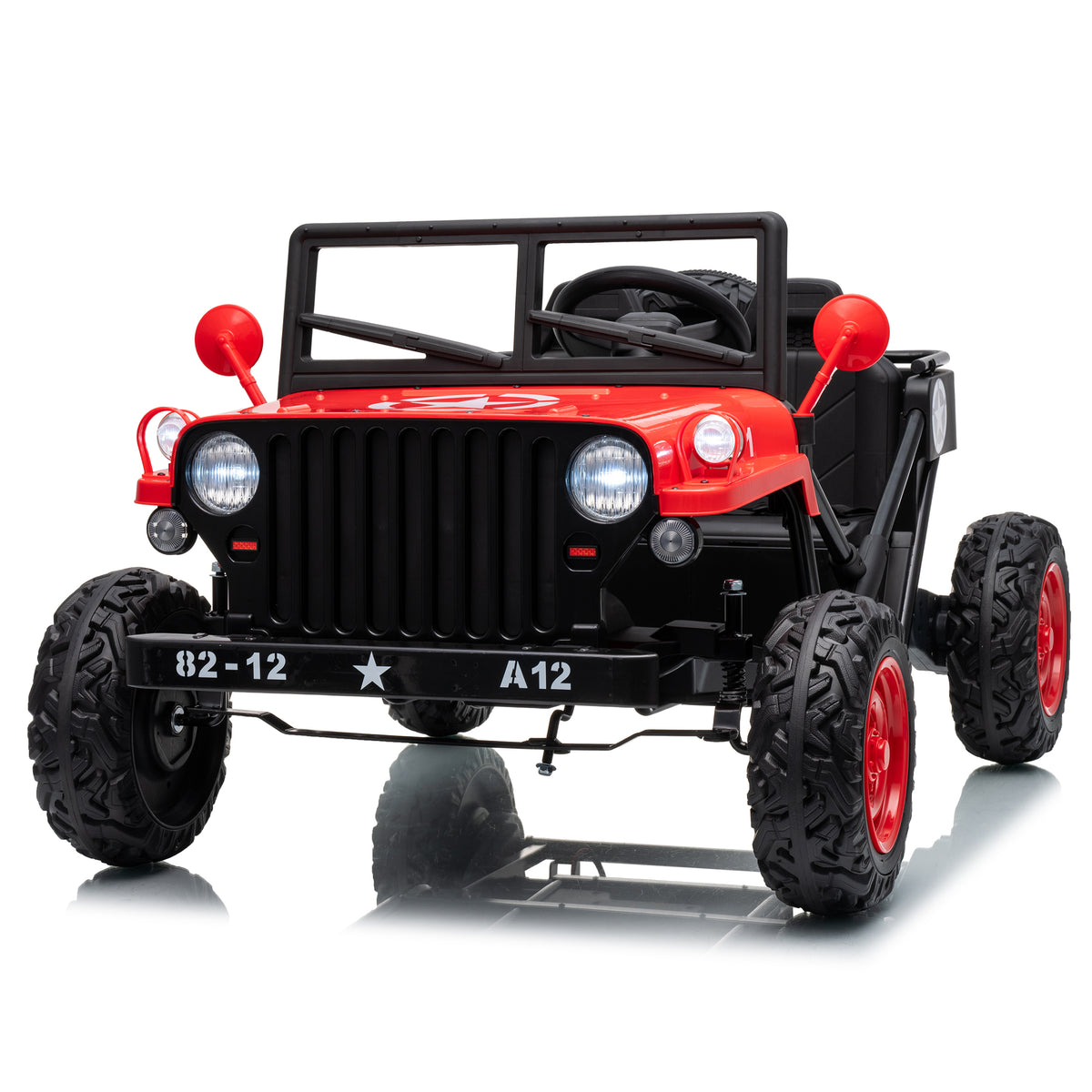 36V 2 Seater Kids Ride On Cars, Joyracer 600W Power Car Wheels with Bluetooth, LED Headlights and 4-Wheel Spring Suspension, Up to 9 MPH