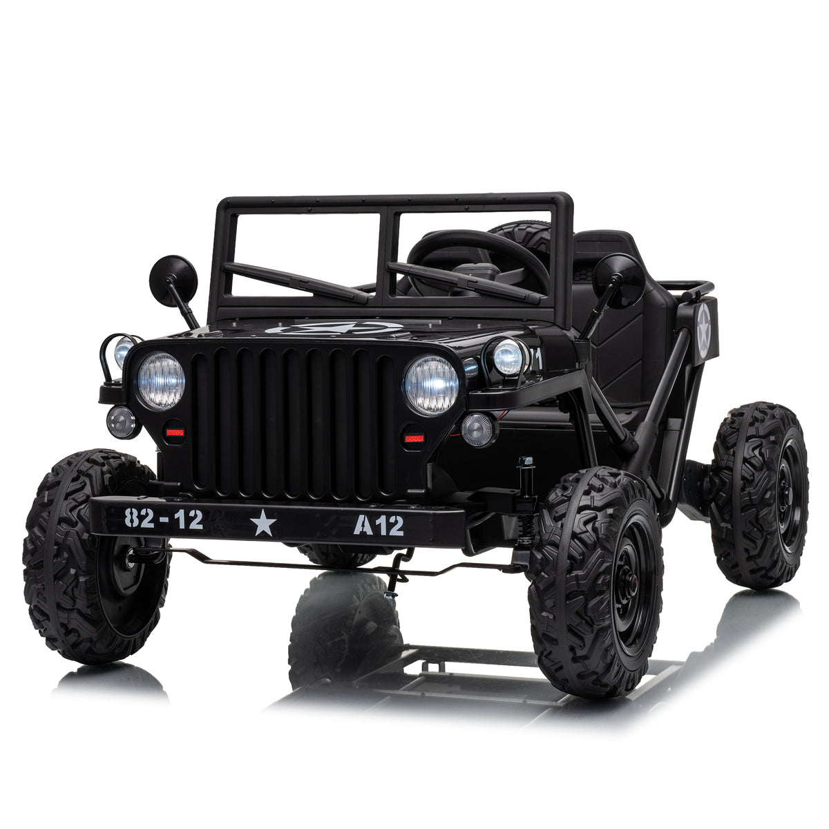 36V 2 Seater Kids Ride On Cars, Joyracer 600W Power Car Wheels with Bluetooth, LED Headlights and 4-Wheel Spring Suspension, Up to 9 MPH