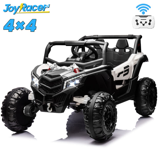 Joyracer 24V Ride on Car w/ Remote Control, 4WD Powered Electric Off-Road UTV with 4*200W Motors
