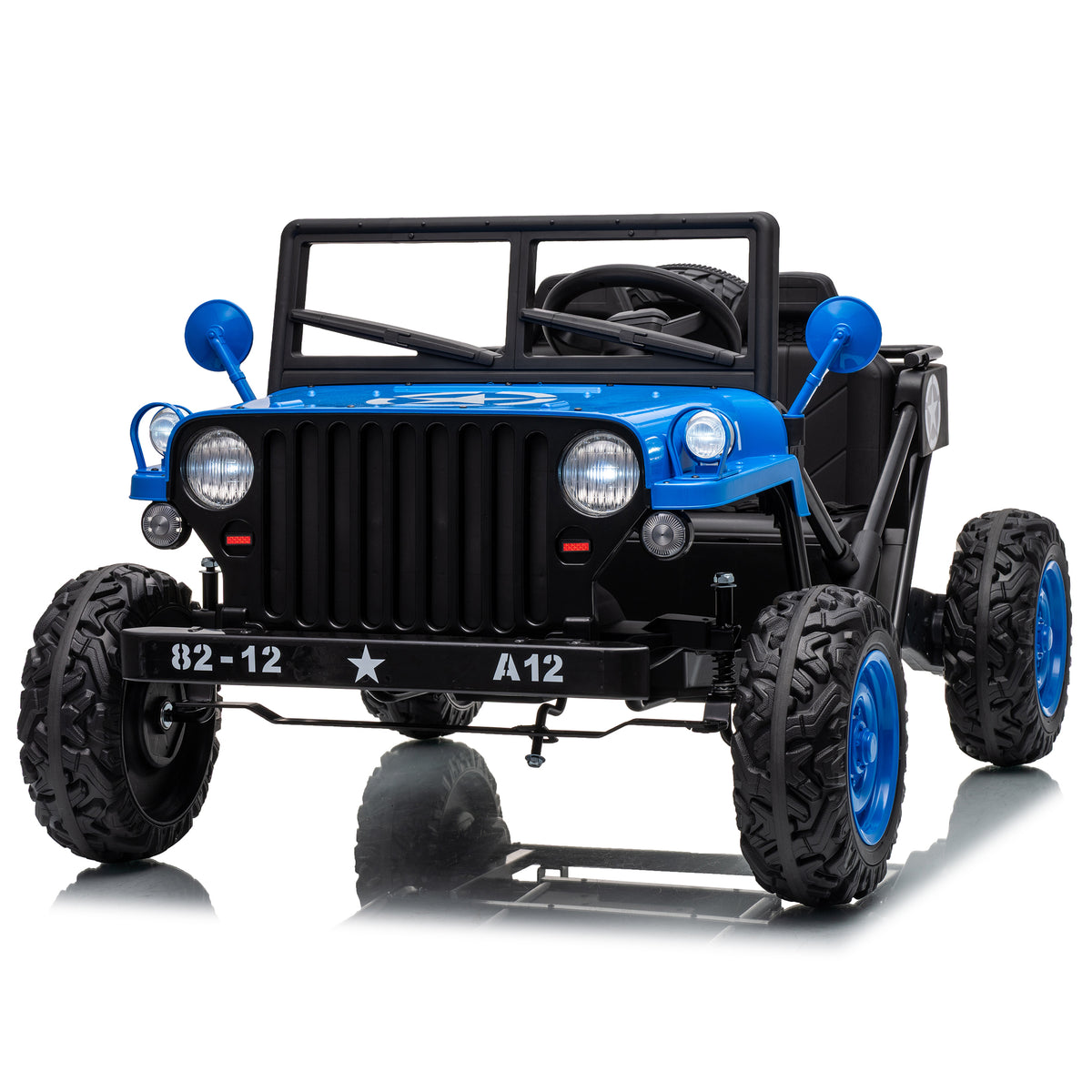 36V 2 Seater Kids Ride On Cars, Joyracer 600W Power Car Wheels with Bluetooth, LED Headlights and 4-Wheel Spring Suspension, Up to 9 MPH