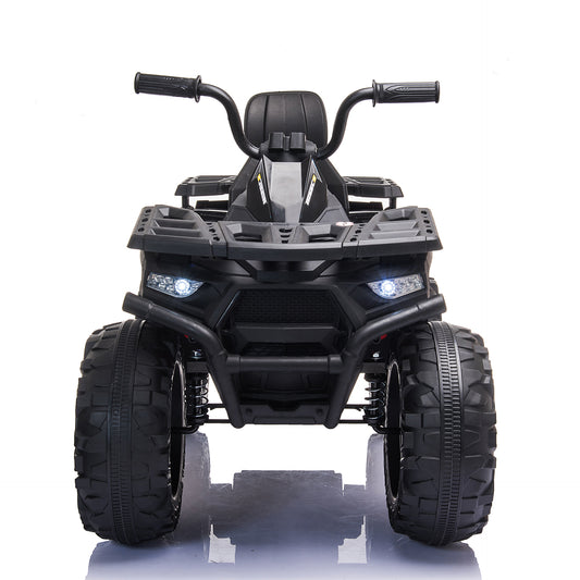 24V 4-Wheeler Quad ATV for Kids 2 Seater 400W Ride on Car w/ LED Lights MP3 Music, Pink,orange,black,red-333