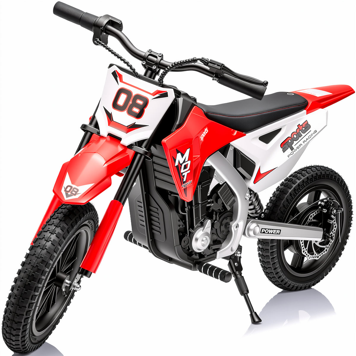 Joyracer 24V Electric Dirt Bike for Kids, 250W Powered Motorcycle,Ride on Toys with 3 Speed Modes, Twist Grip Throttle, Rear Disc Brakes, 15" Pneumatic Tire,619