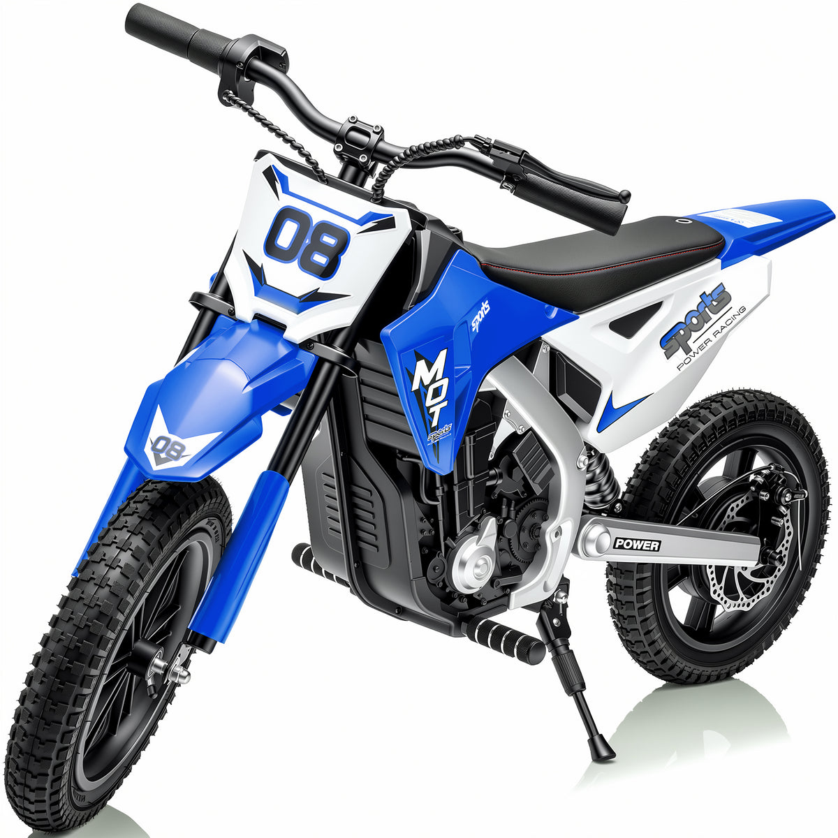 Joyracer 24V Electric Dirt Bike for Kids, 250W Powered Motorcycle,Ride on Toys with 3 Speed Modes, Twist Grip Throttle, Rear Disc Brakes, 15" Pneumatic Tire,619