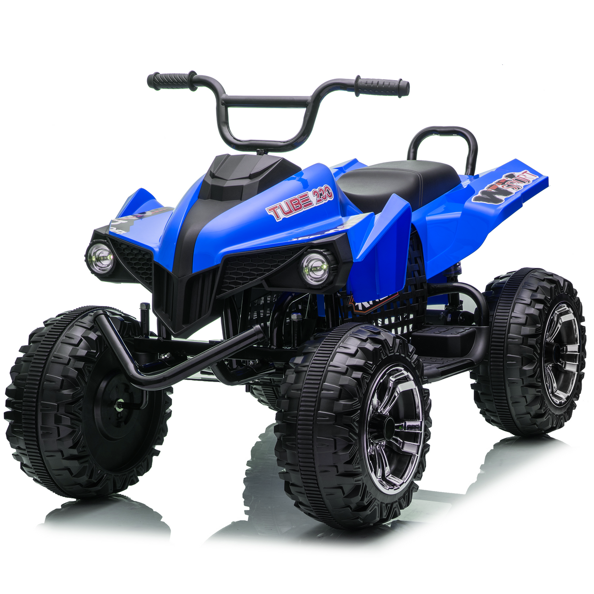 Joyracer 36V Ride on Toys for Kids, 400W Dual Quiet Motors Electric Ride on ATV, Two Seater Kids ATV with Steel Frame, PU Wheels, Bluetooth Music, Up to 6 MPH Speed, 4 Wheel Suspension, 621