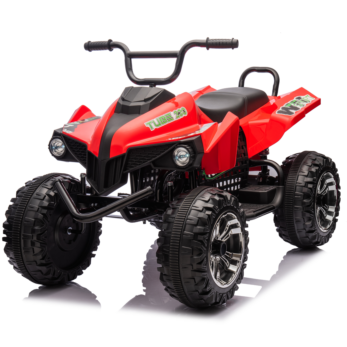 Joyracer 36V Ride on Toys for Kids, 400W Dual Quiet Motors Electric Ride on ATV, Two Seater Kids ATV with Steel Frame, PU Wheels, Bluetooth Music, Up to 6 MPH Speed, 4 Wheel Suspension, 621