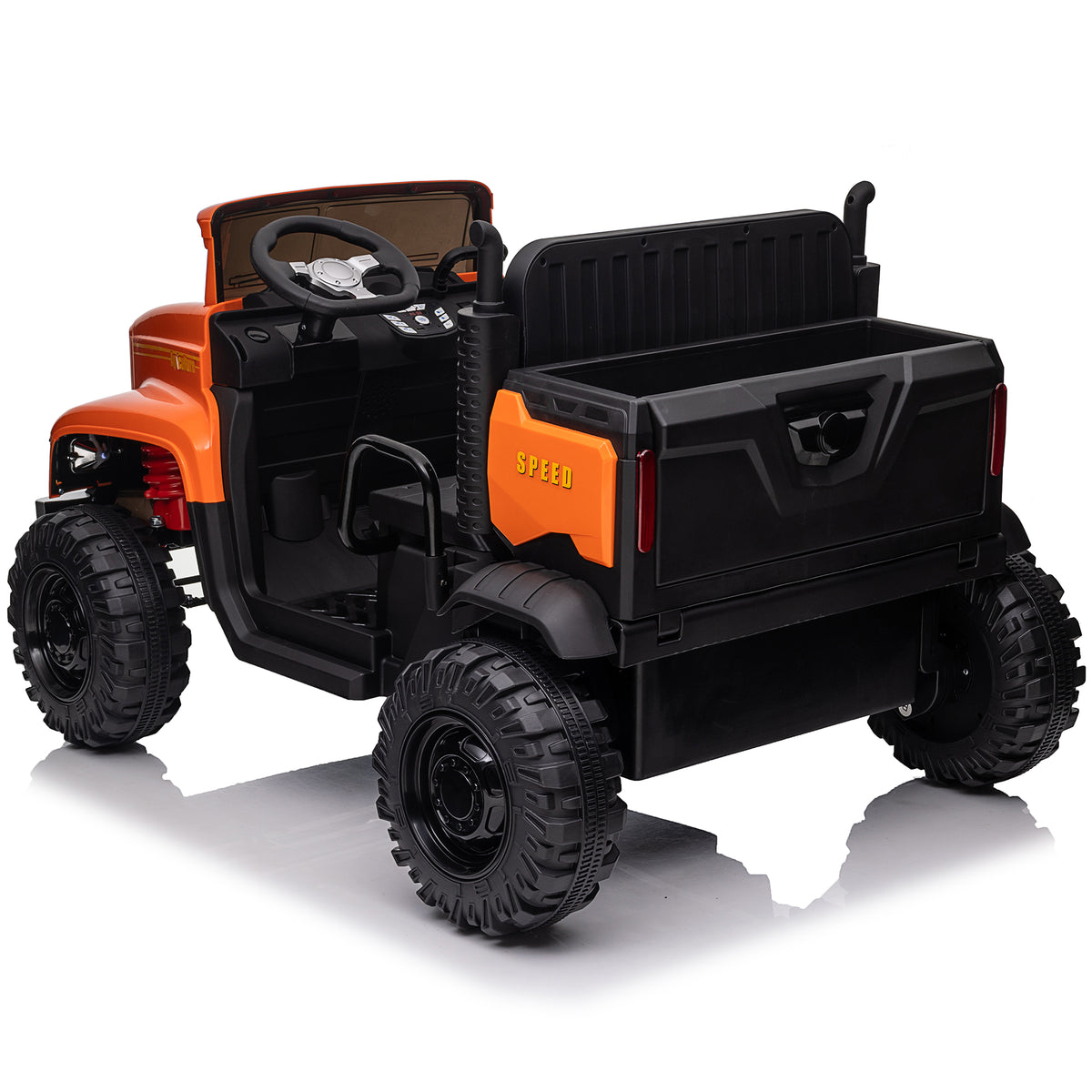 Remote Ride On Trucks 24 Volts Ride on Dump Truck Car with Remote Control, 400W Motor, 2 Sea ...