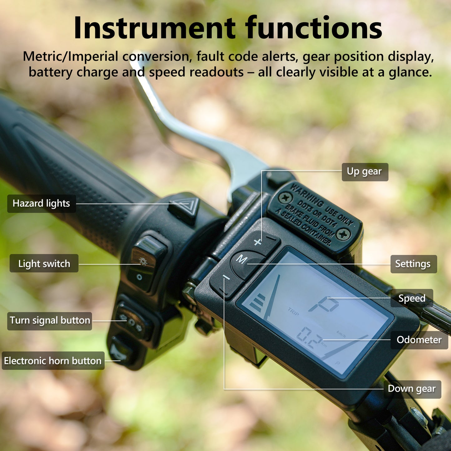 Joyracer 48V 3500W Electric Dirt Bike 39 mph 43 mi Range Lithium Battery Dual Shock 14/12 inch Tires Adult Off-Road Motorcycle