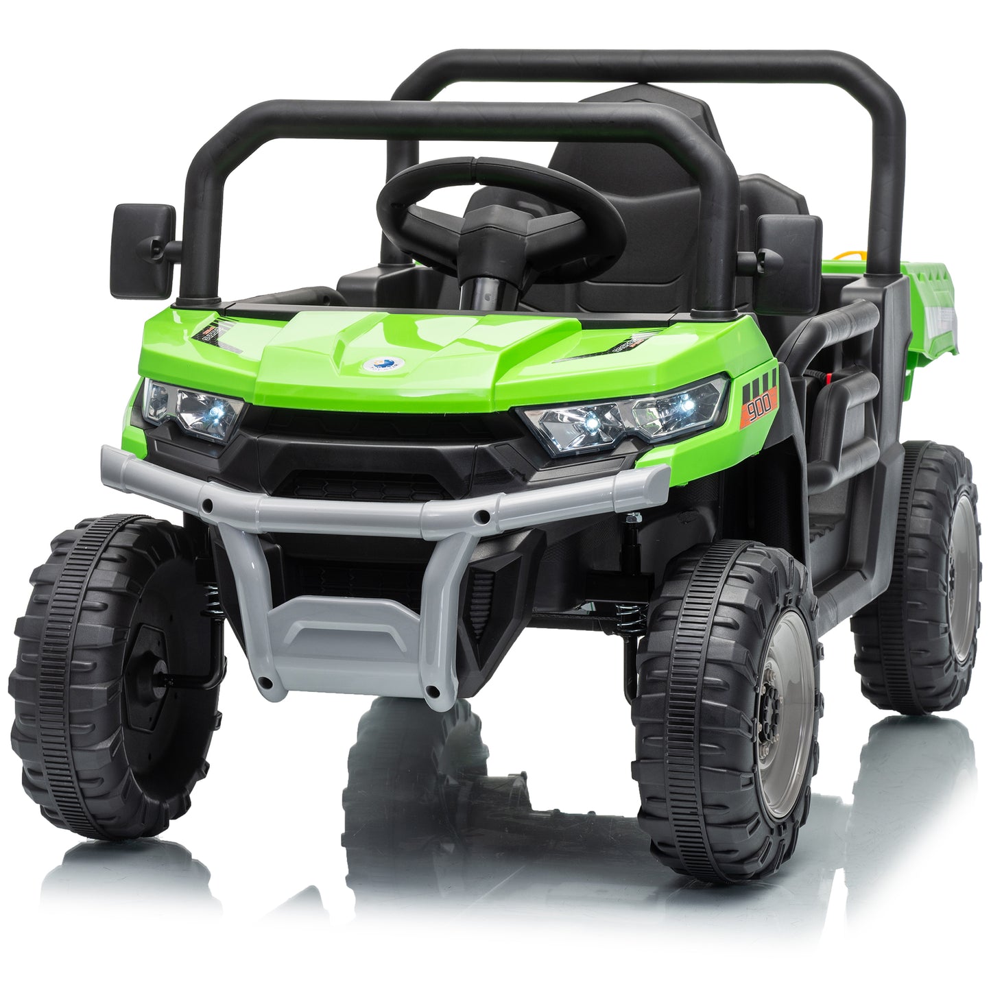 Joyracer Kids Ride On Truck with Electric Dump Bed, 12V Battery Powered Car with Parent Remote Control, Bluetooth Music, LED Lights, Ride On Toy for Boys Girls Ages 3-5 Years-662