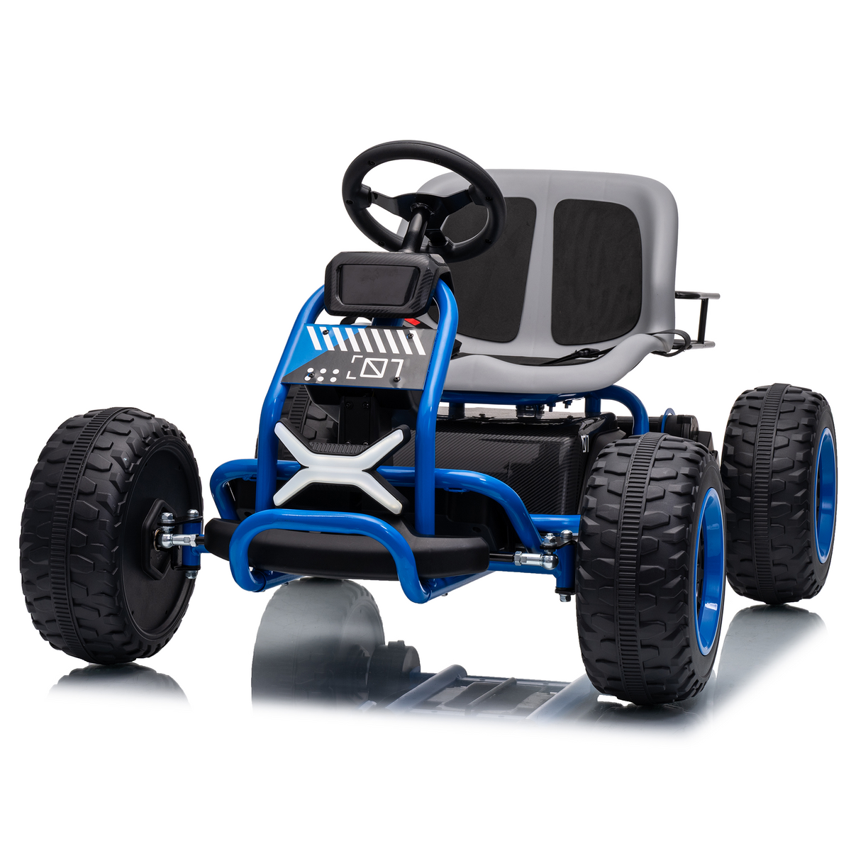 Joyracer 36V Ride on Car for Kids, Electric Ride on Toy Up to 10 MPH with 2*200W Motors, 3-Position Adjustable Frame, EVA Tires, Rear Storage Basket, Bluetooth & Music, Ages 6+, 669
