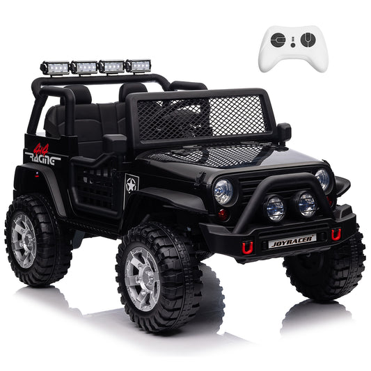 24V 2 Seater Kids Ride On Truck Car with Remote Control, 9Ah Battery Powered Electric Ride on Toys w/ 2*200W Motor, Bluetooth MP3 Music, 4 Wheels Suspension, 3 Speeds, Army Green,black,red,rose pink,pink-618